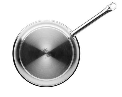 Pro Inox Frying Pan Stainless Steel 18/10 0.7mm | Silver | Stainless Steel 18/10