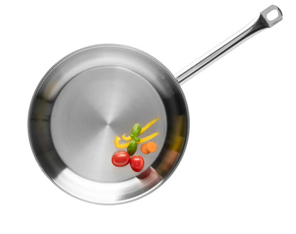 Pro Inox Frying Pan Stainless Steel 18/10 0.7mm | Silver | Stainless Steel 18/10