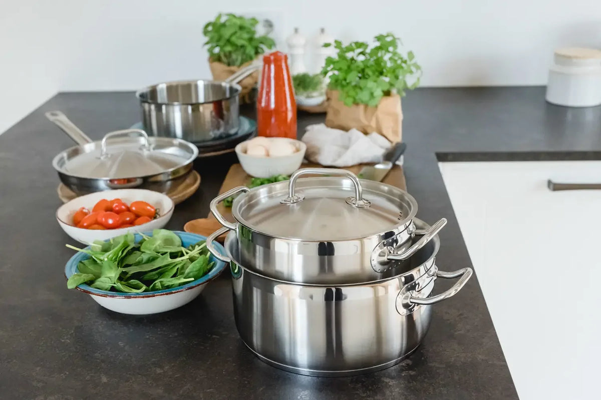 Pro Inox Frying Pan Stainless Steel 18/10 0.7mm | Silver | Stainless Steel 18/10