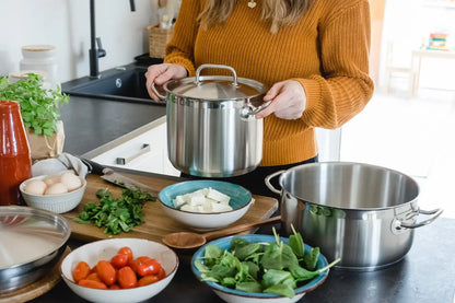Pro Inox Frying Pan Stainless Steel 18/10 0.7mm | Silver | Stainless Steel 18/10
