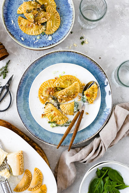 Nordic Frost Dinnerware Set | 16-piece | White | Stoneware