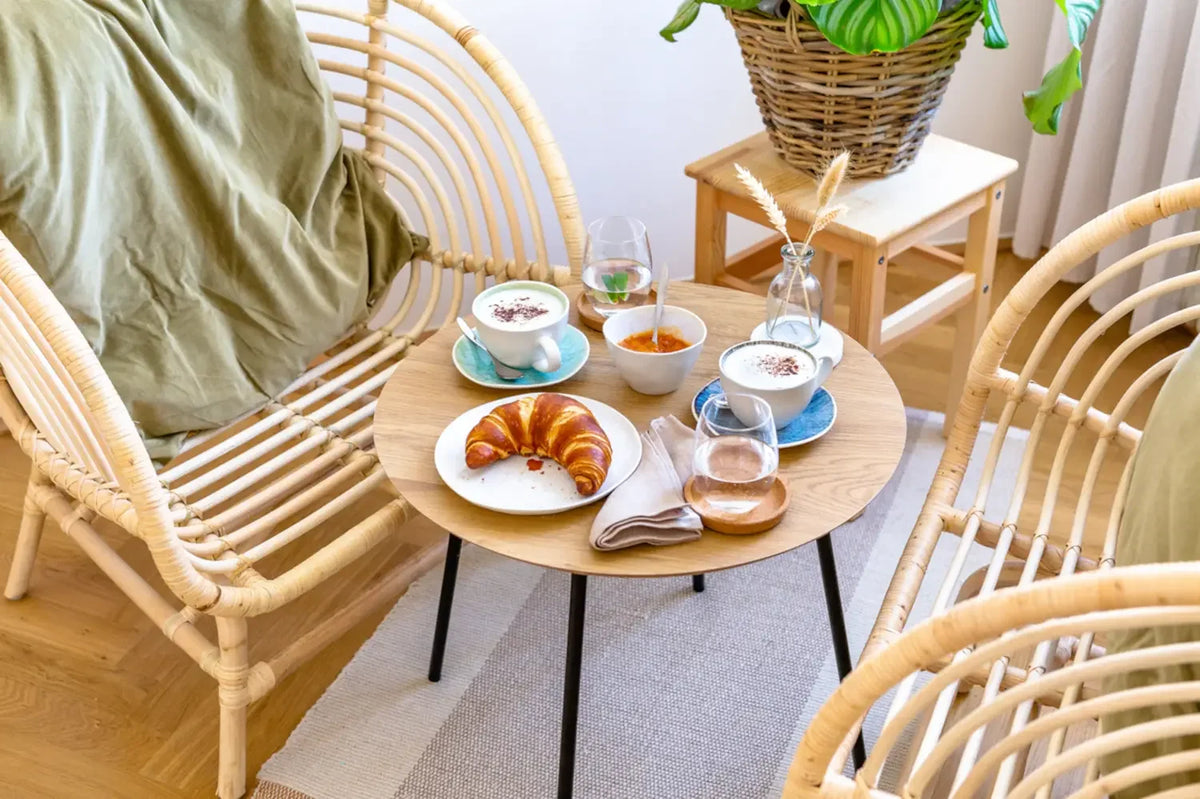 Nordic Frost Kaffeetassenset | 8-tlg. | Blau | Steinzeug