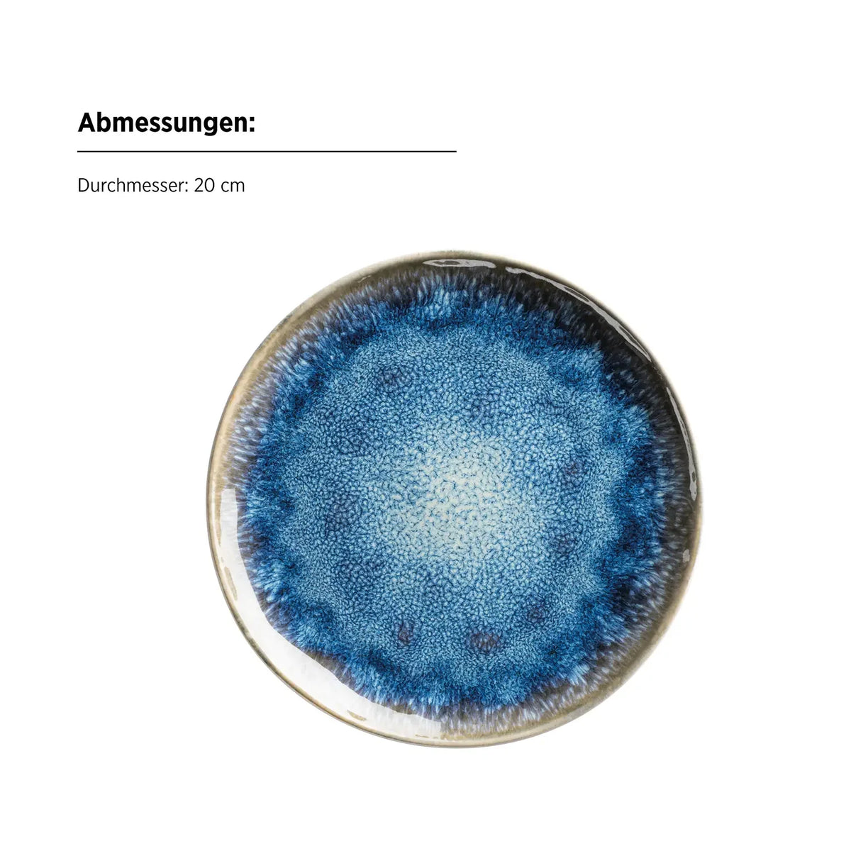 Nordic Frost Kombiservice | 16-tlg. | Blau | Steinzeug