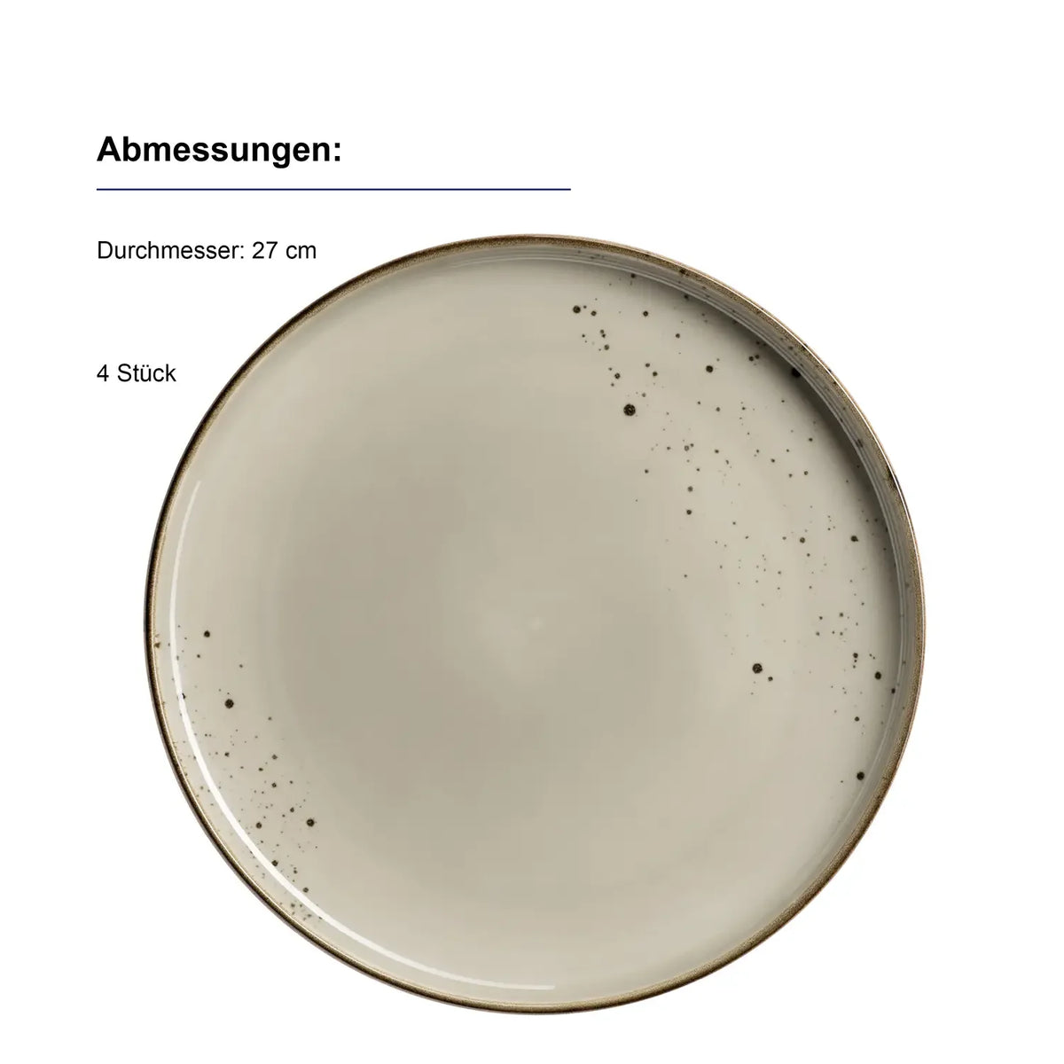Riviera Dinnerware Set | 16-pc. | Olive Grey | Porcelain