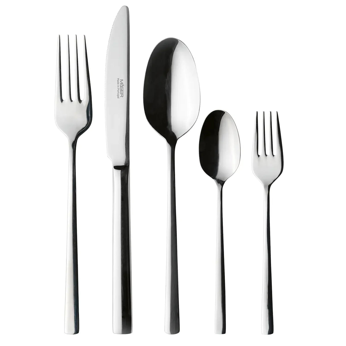 Aurelia Besteckgarnitur, Edelstahl 18/10 | 30-tlg. | Silber | Edelstahl 18/10 | Made in Portugal