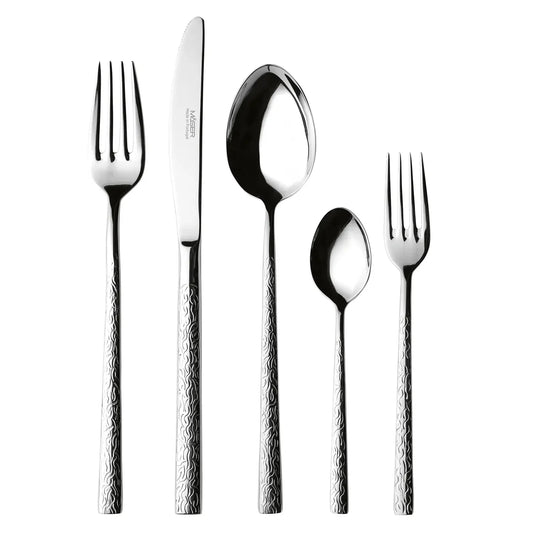 Botanica Besteckgarnitur, Edelstahl 18/10 | 30-tlg. | Silber | Edelstahl 18/10 | Made in Portugal