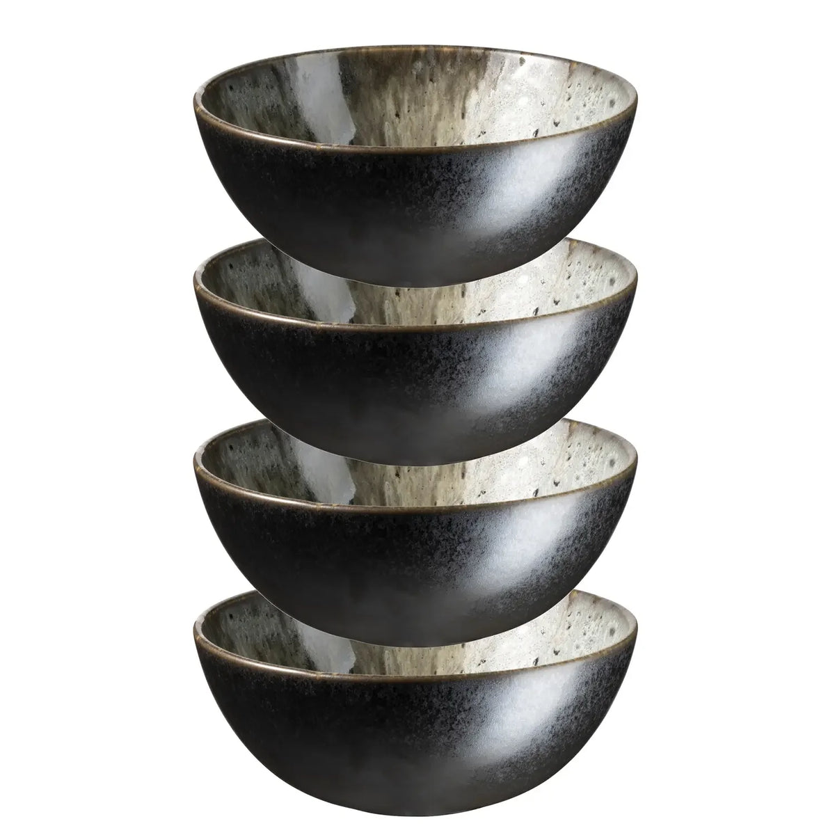 Nova Bowl | 4-pc. | Grey | Stoneware | Made in Portugal