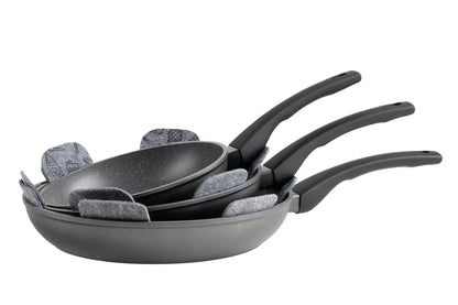 Leone Pan Set | 7-pc. | Black | Aluminum